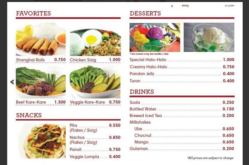 MENU 2